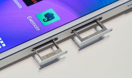 Need to upgrade memory? You'll find a microSD slot next to the SIM slot.