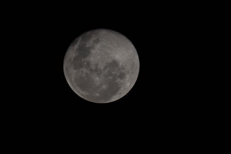 Image from the Nikon D750 with a telescope attached to the camera.