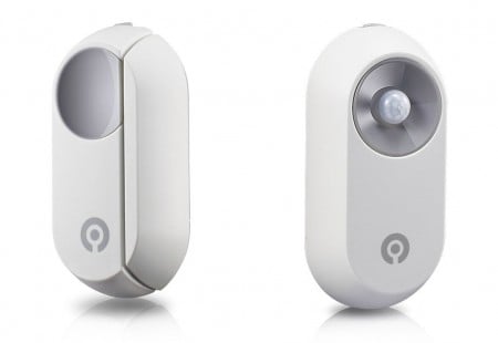 SwannOne's door and window mechanisms on the left, with the motion detector on the right.