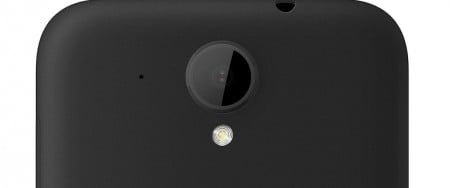 Now that's new: a flash on the HTC budget model.