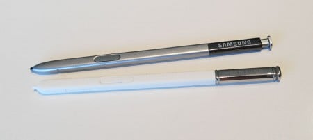 The S-Pen from the Note 5 (top) isn't the same as the S-Pen from the Note 4 (bottom).
