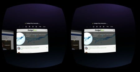 Web browsing. In VR. Because why not.