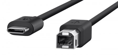 Plug in that old printer with a USB Type C to big USB block (USB-B)