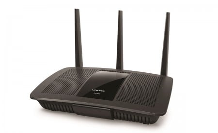 The Linksys EA7500 dual-band router.