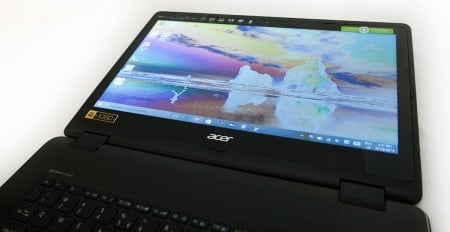 Viewing angles just aren't the best. We probably wouldn't use this as a tablet. Just saying.