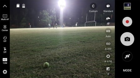 Prefer shooting with a little more control? Try the Pro mode.