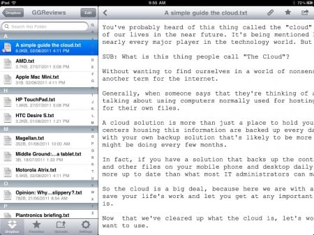 Dropbox-iPad-app